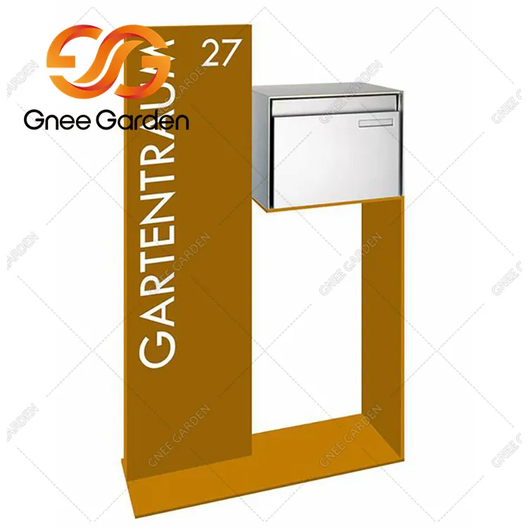 Cortenstaal Brievenbus