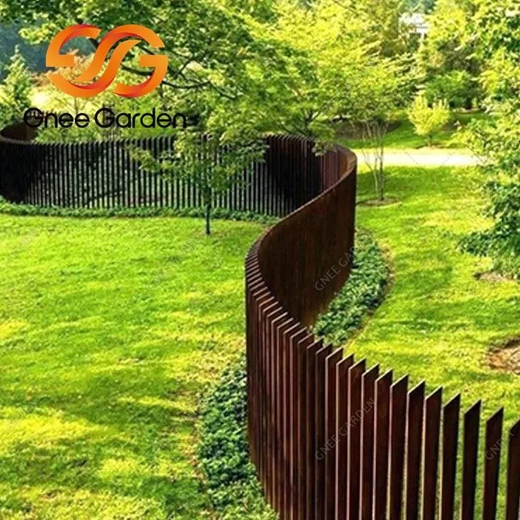 Corten Steel Metal Fence Panels