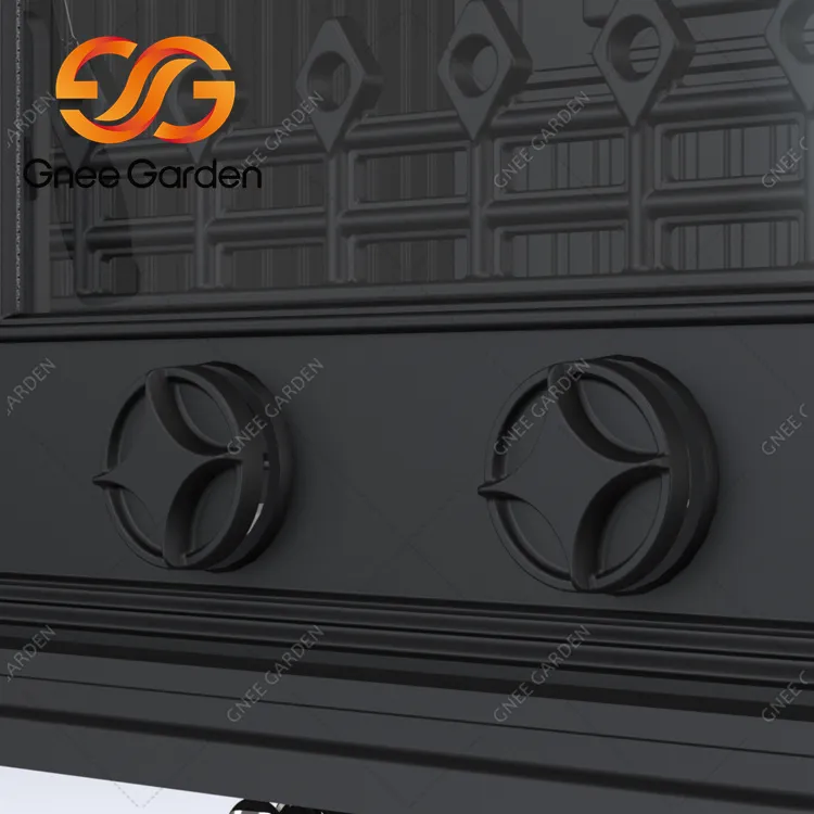 Gietijzeren open haard