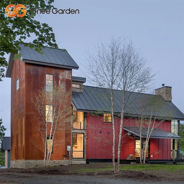 Corten bekleding muur weinig onderhoudsonderhoud