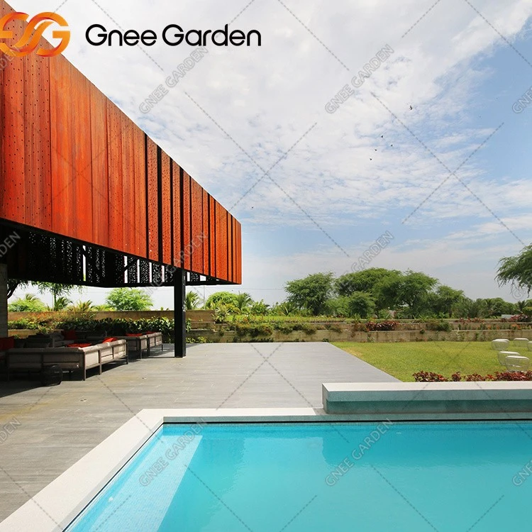 Corten Cladding Panel Outdoor Decoration