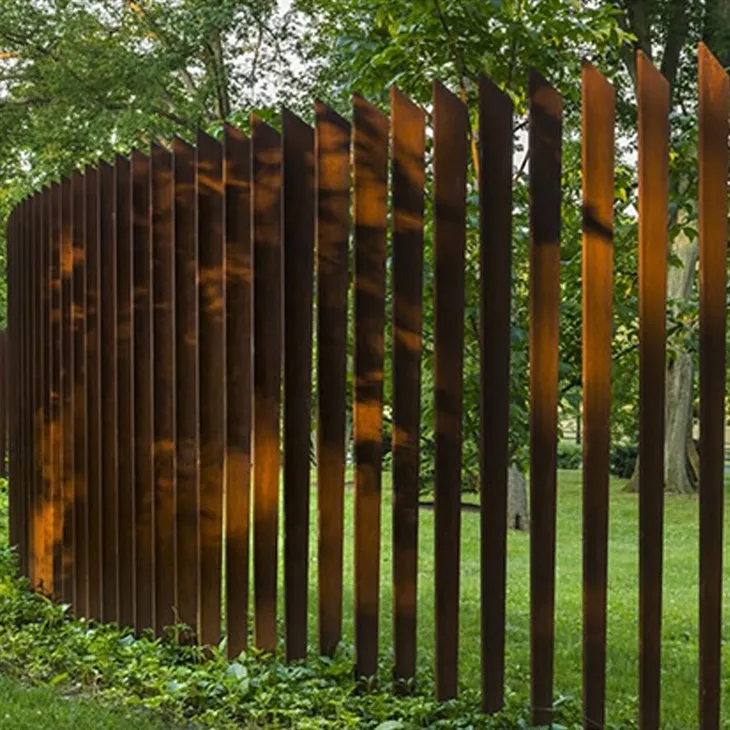 Corten Steel Fencing Panels
