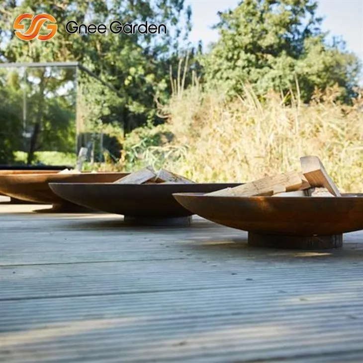 Corten Round Fire Bowl Tijdloze aantrekkingskracht