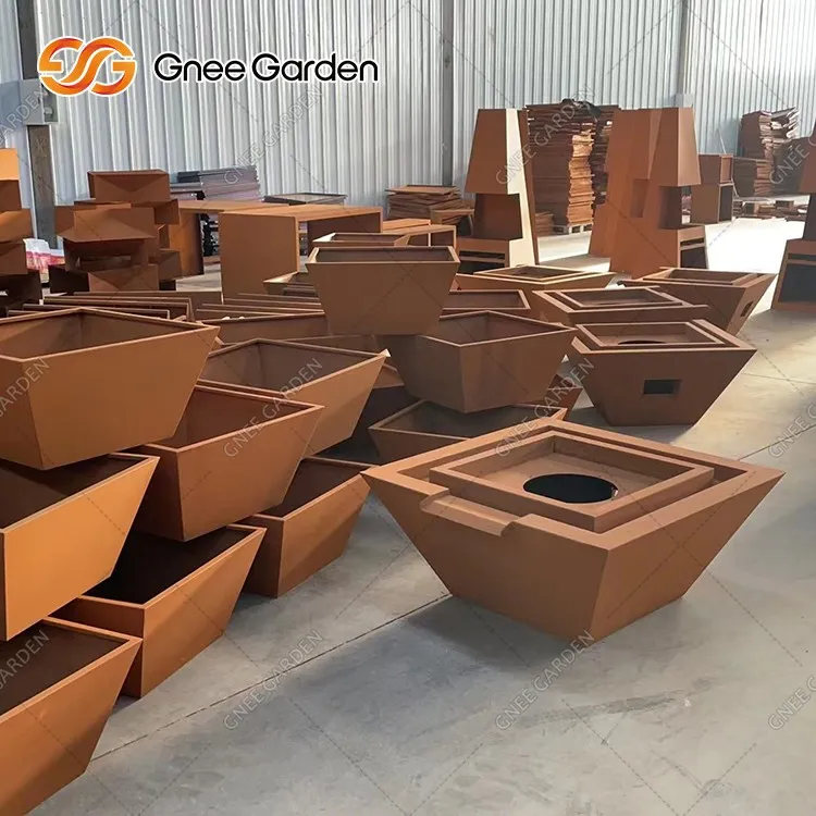 Corten Fire Pit Gas Propane
