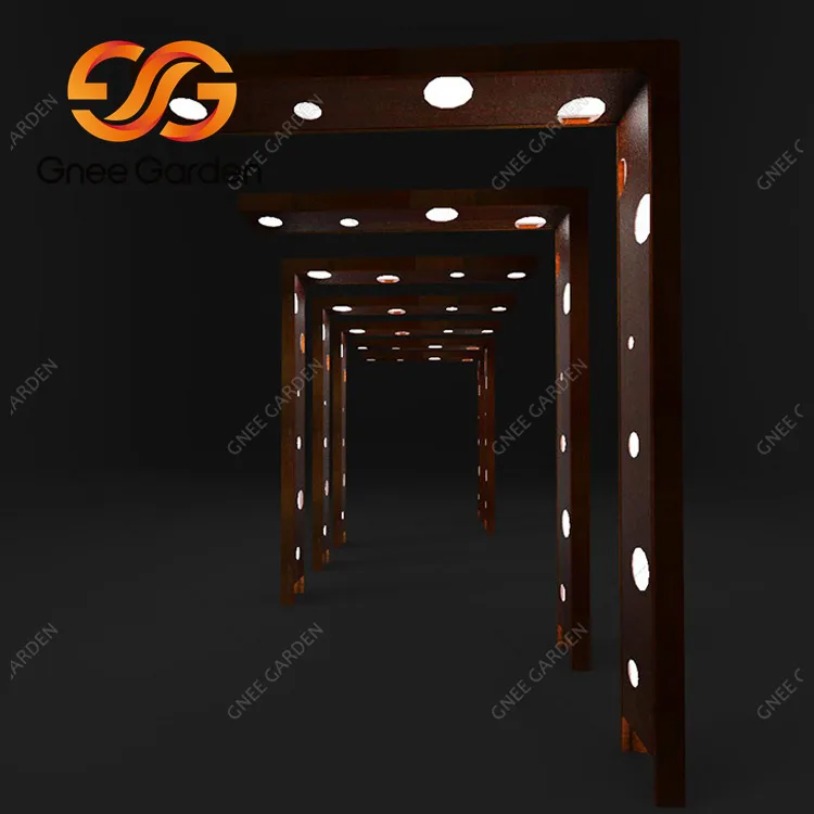 Corten tuinpergola