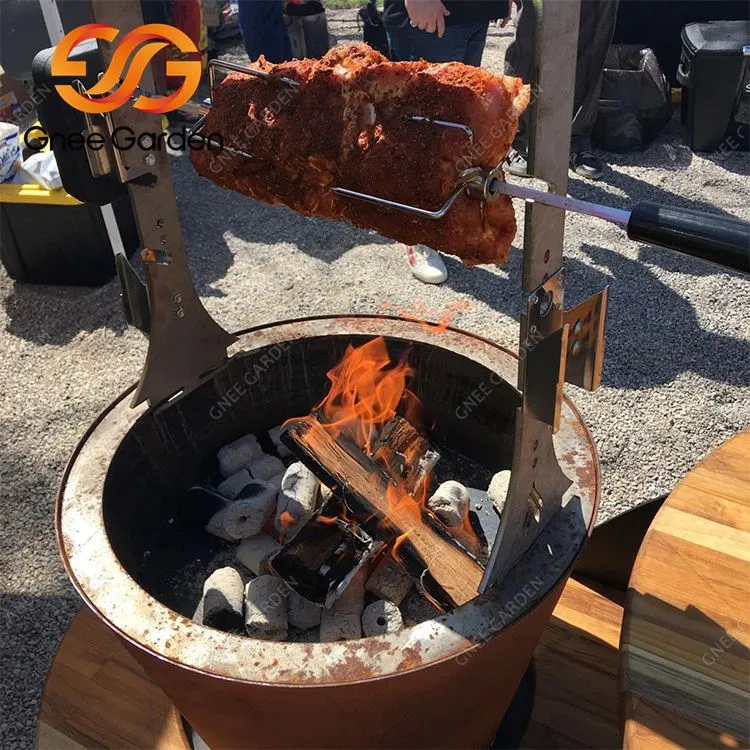 Corten metalen bekleding BBQ