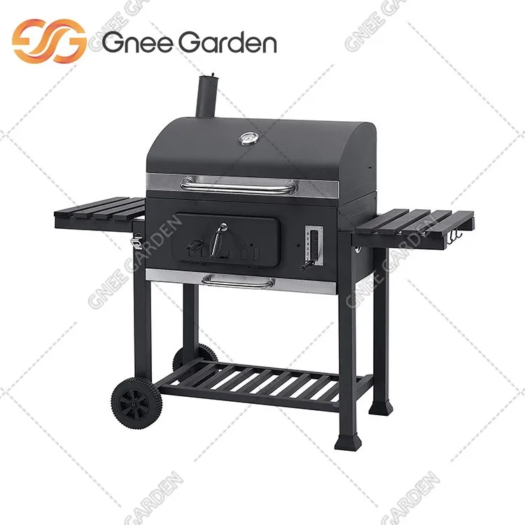Corten Steel BBQ Charcoal Burning