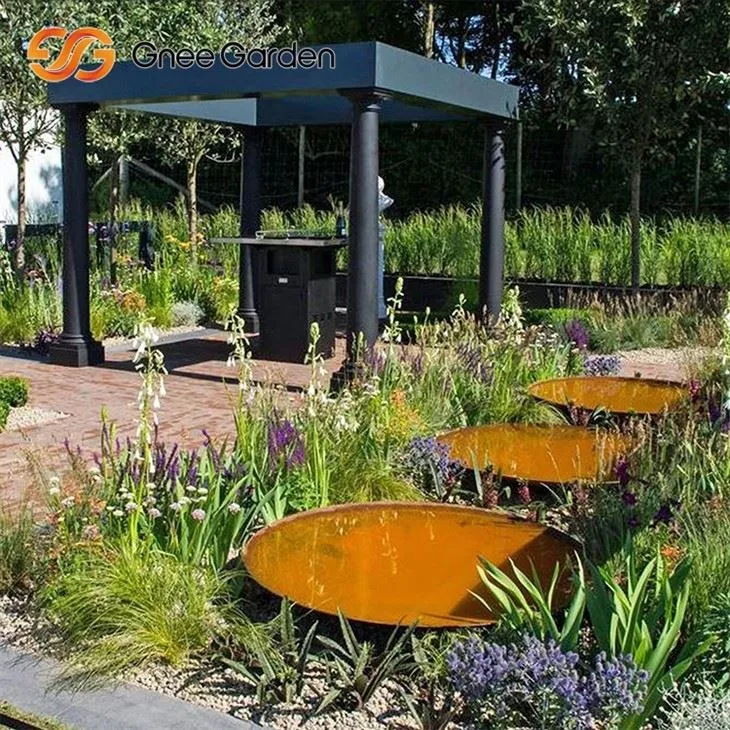 Cortenstalen vuurplaats weerbestendig