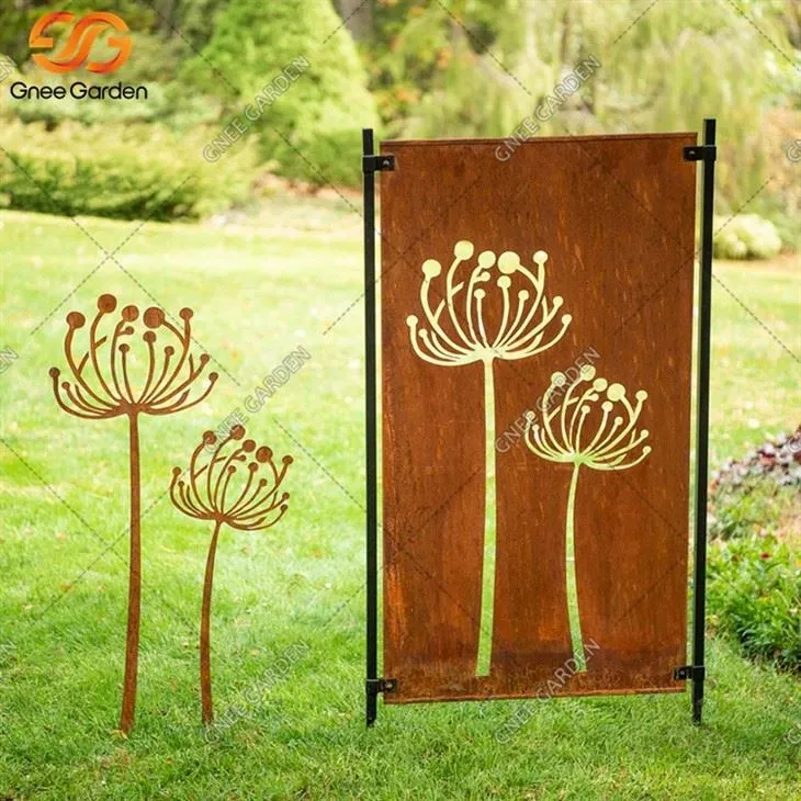 landscape corten steelpanels