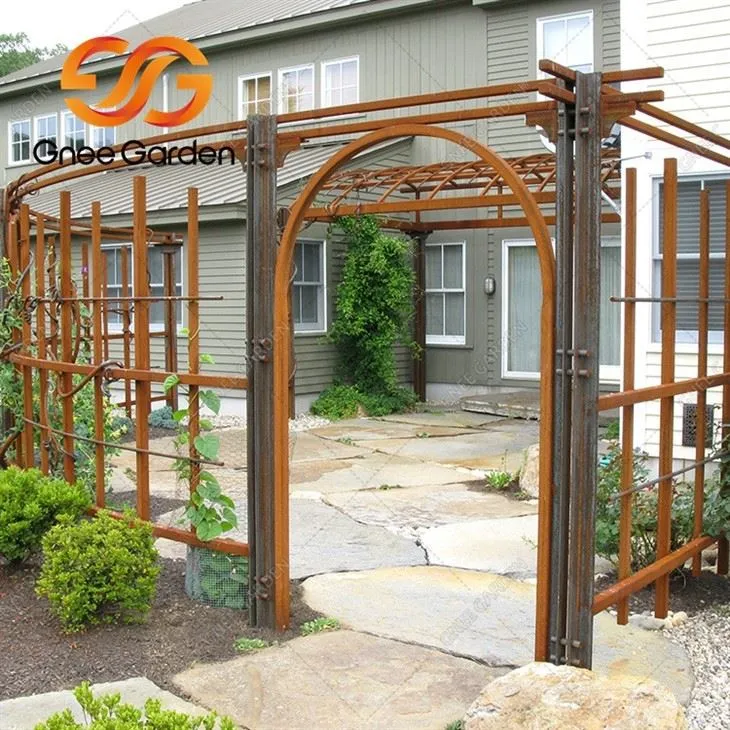 Metal Gazebo With Pane
