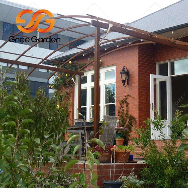 Cortenstaal metalen tuinpaviljoen