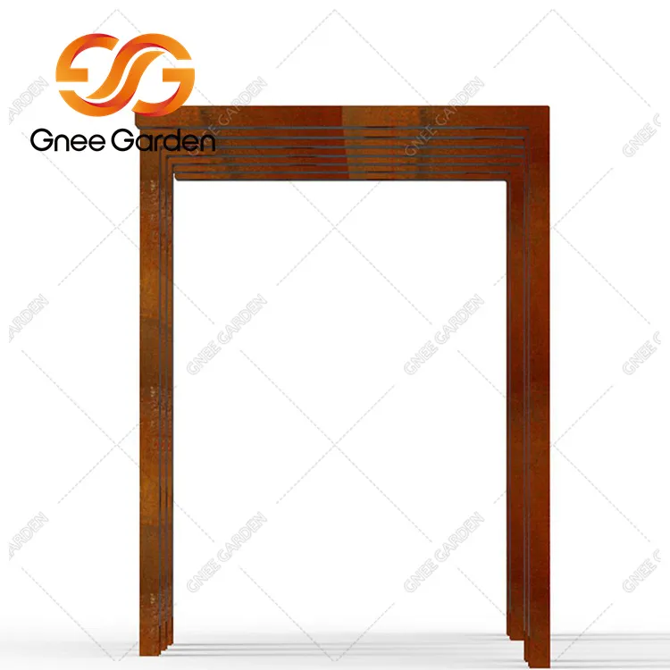 Cortenstaal terrastuinpaviljoen