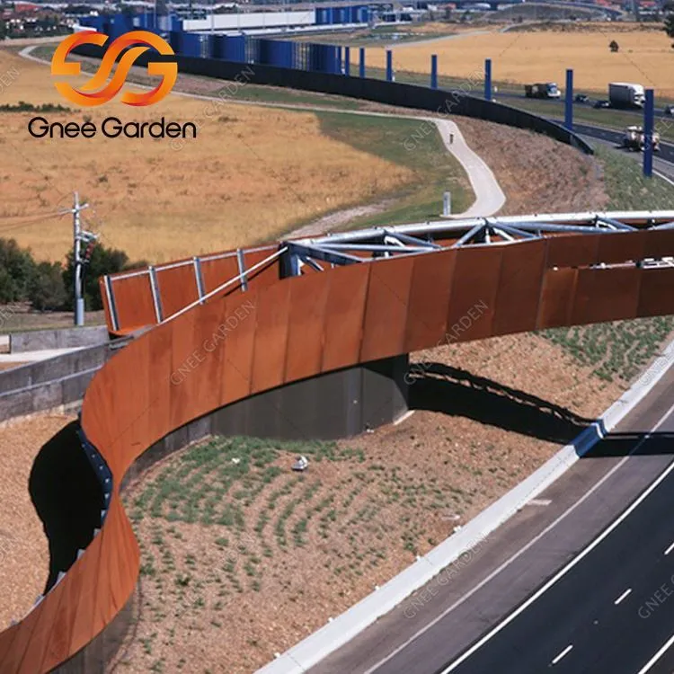 Cortenstalen vakwerkbrug