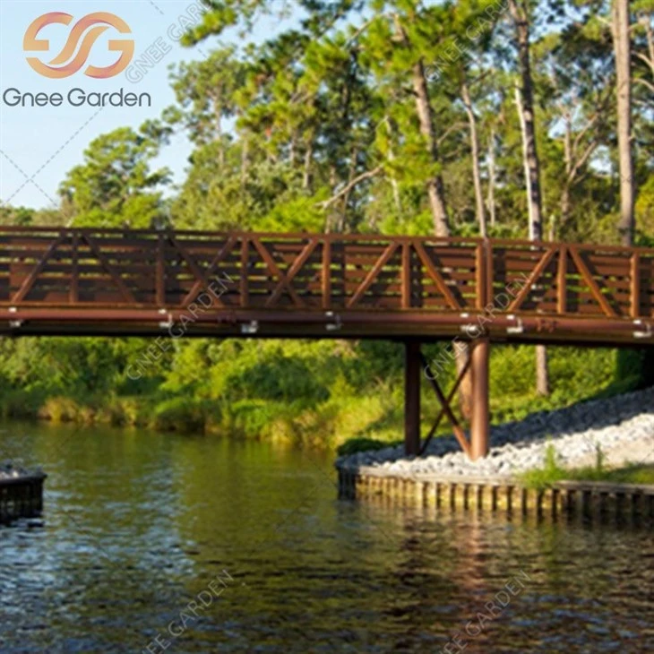 corten steel bridge