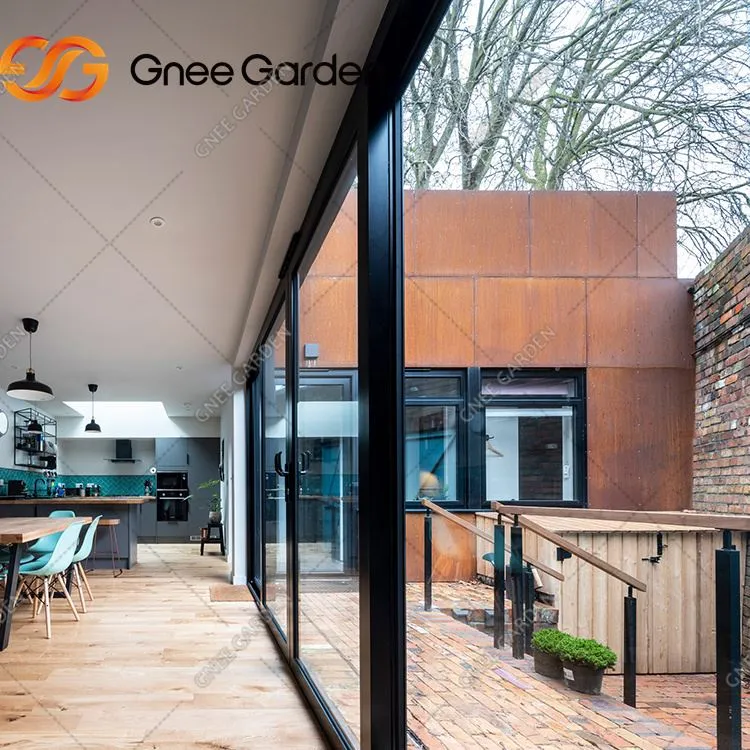 Cortenwand metalen panelen decoratief