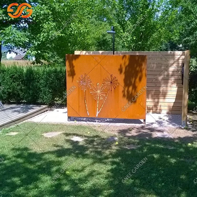 Cortenstaal schermen snijden