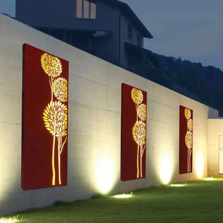 Designer Corten Scheidingsscherm