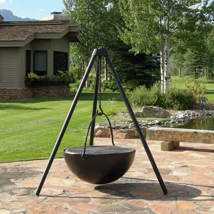 Vuurplaats met BBQ-grill