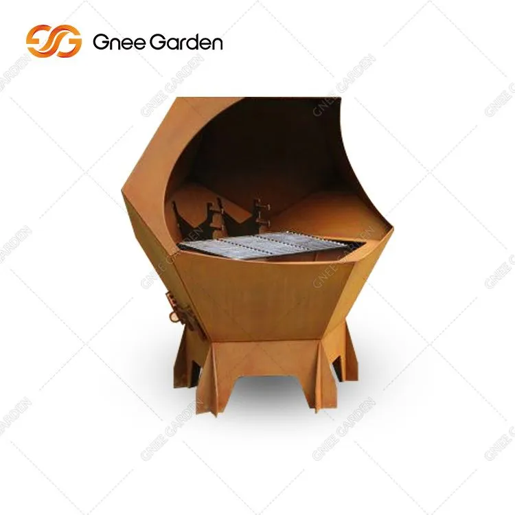 Grote Cortenstalen Buitengrill