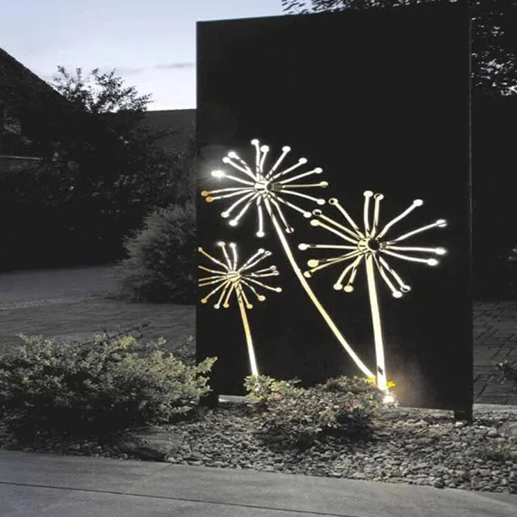 Lasergesneden metalen privacyscherm