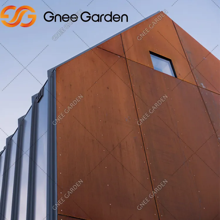 Metalen gevel gordijnwand bekleding stalen gordijnwand