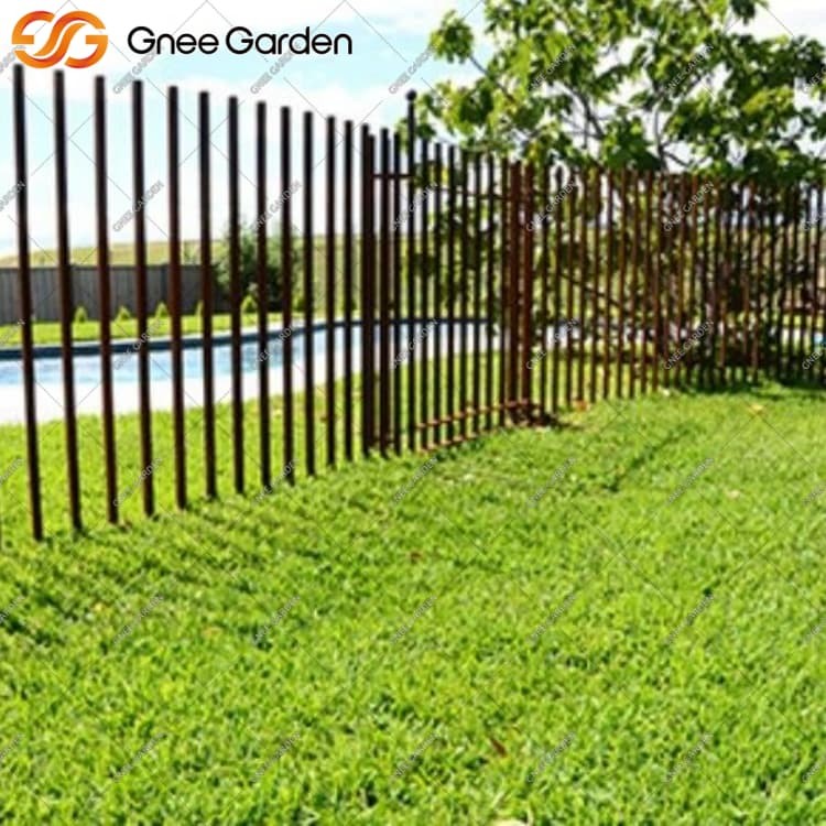 Corten Steel garden fence decorations