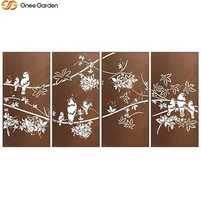 Schermen van cortenstaal - Duurzaam en stijlvol voor privacy