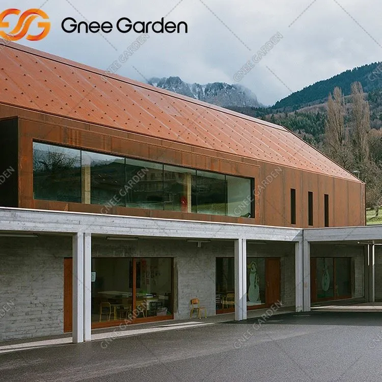 Outdoor Garden Corten Wall Cladding