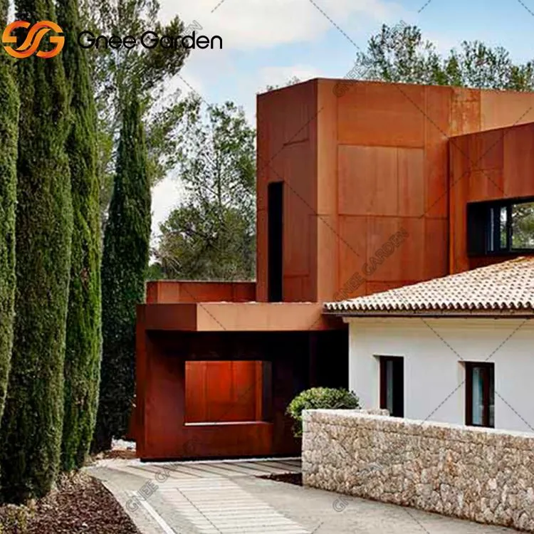 Buiten moderne vliesgevelswanden