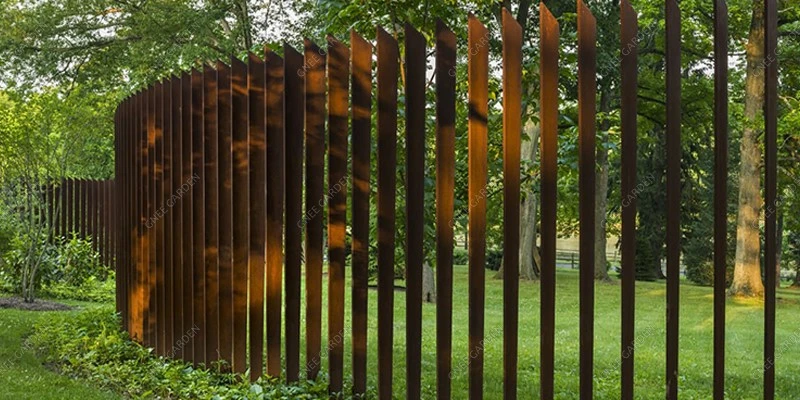 Corten Steel fence panels Corten Steel fence panels