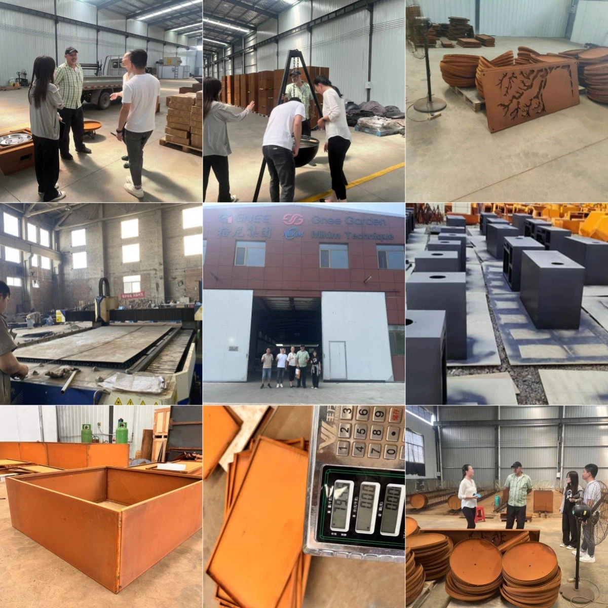 Weathering Steel Round Bowl Fire Pit Weathering Steel Round Bowl Fire Pit