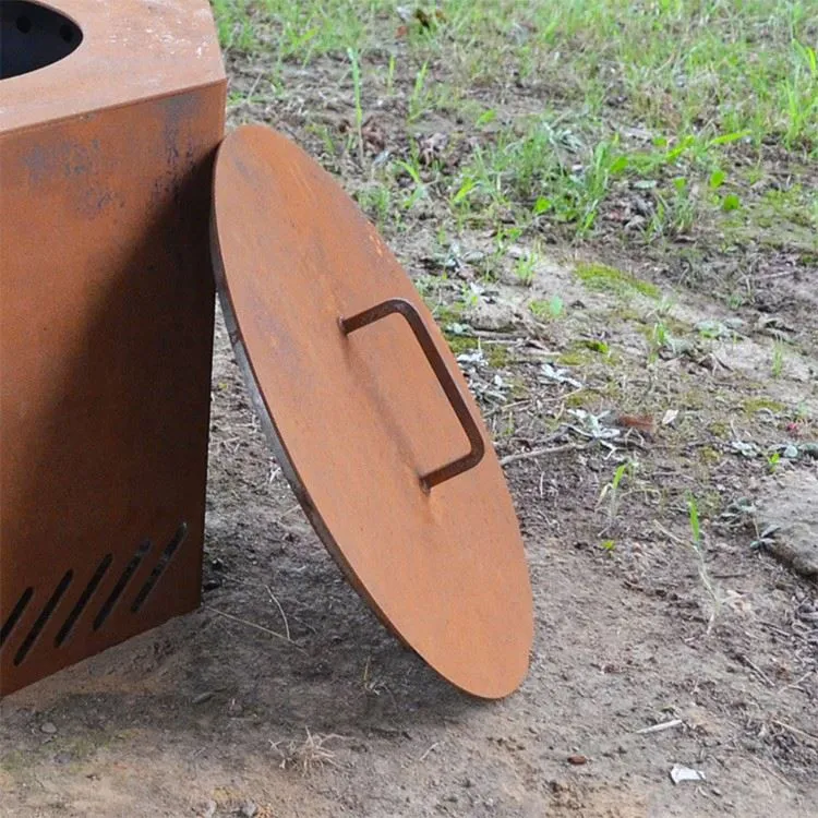 Rustic Steel Fire Pit