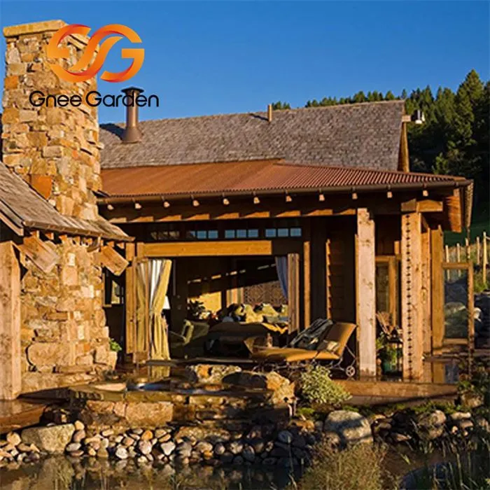 Roestige metalen dakbedekking