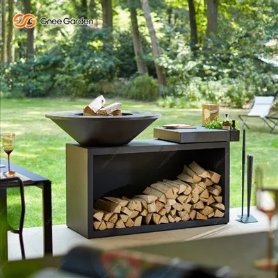 Cortenstaal Grote Klassieke Outdoor Plancha Grill BBQ