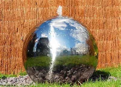 Waterornament van roestvrij staal