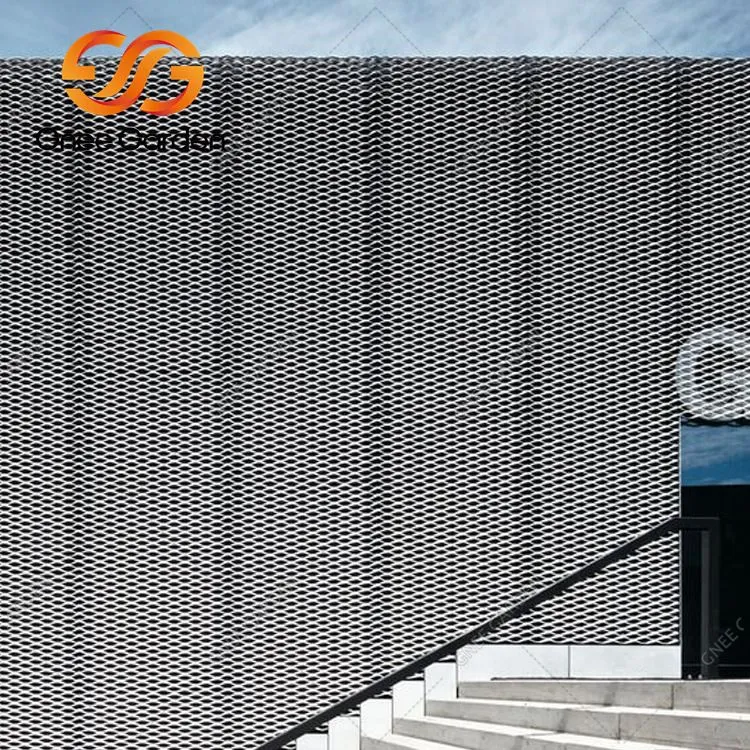 Gevelbekleding van roestvrij staal