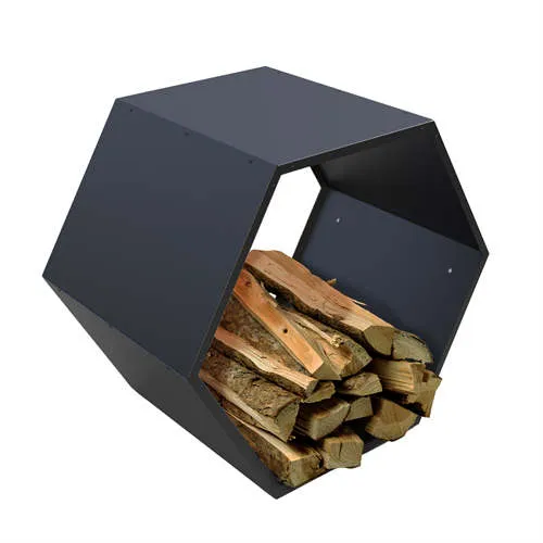 Opslagmand voor haardhout