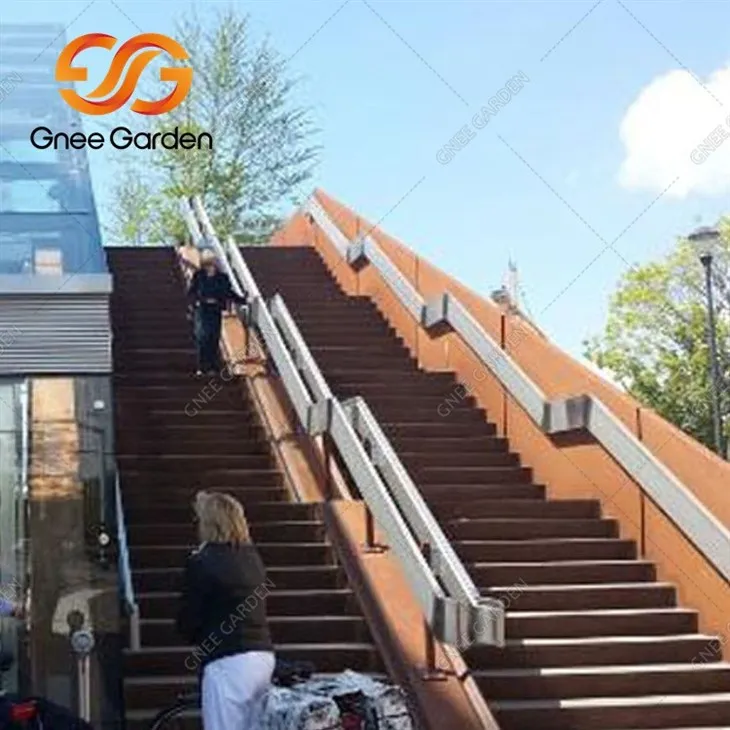 Corten steel girder bridge