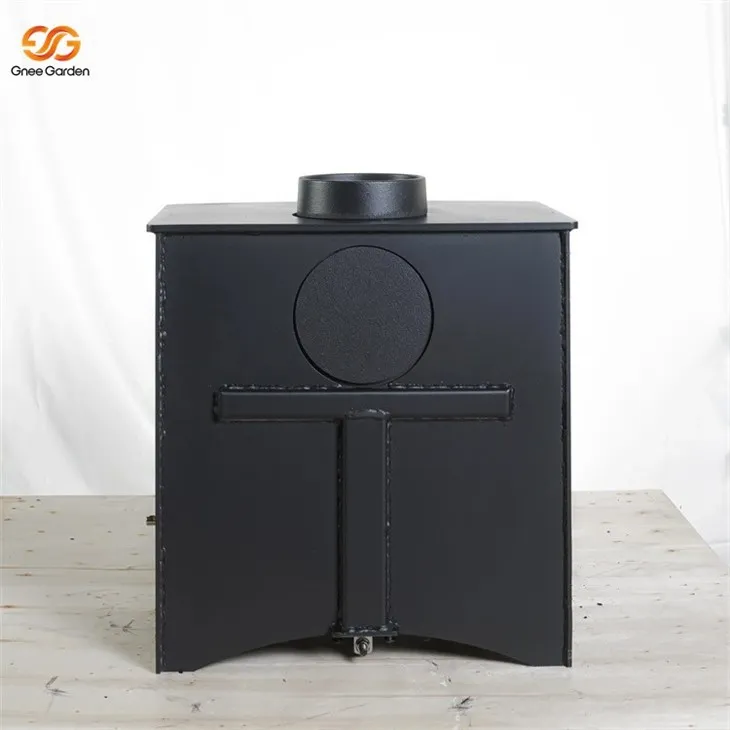 cast iron wood burner outdoor